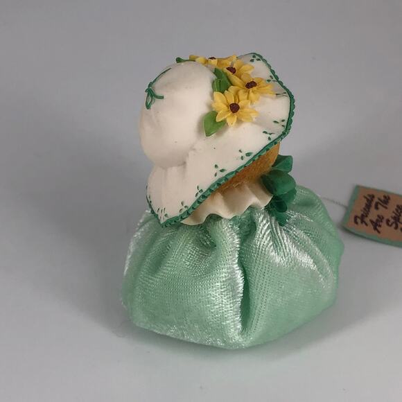 Cherished Teddies Friends Are The Spice Of Life Spring Bonnet 2001 Collectible - Picture 2 of 5